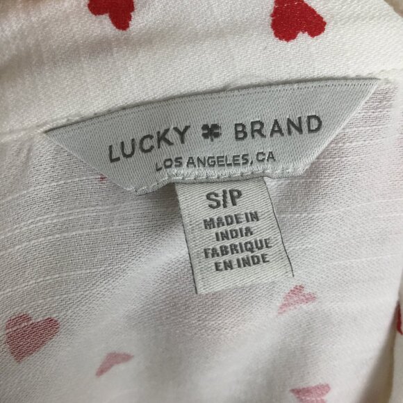 Lucky Brand Heart Button Up Shirt s - Picture 6 of 10